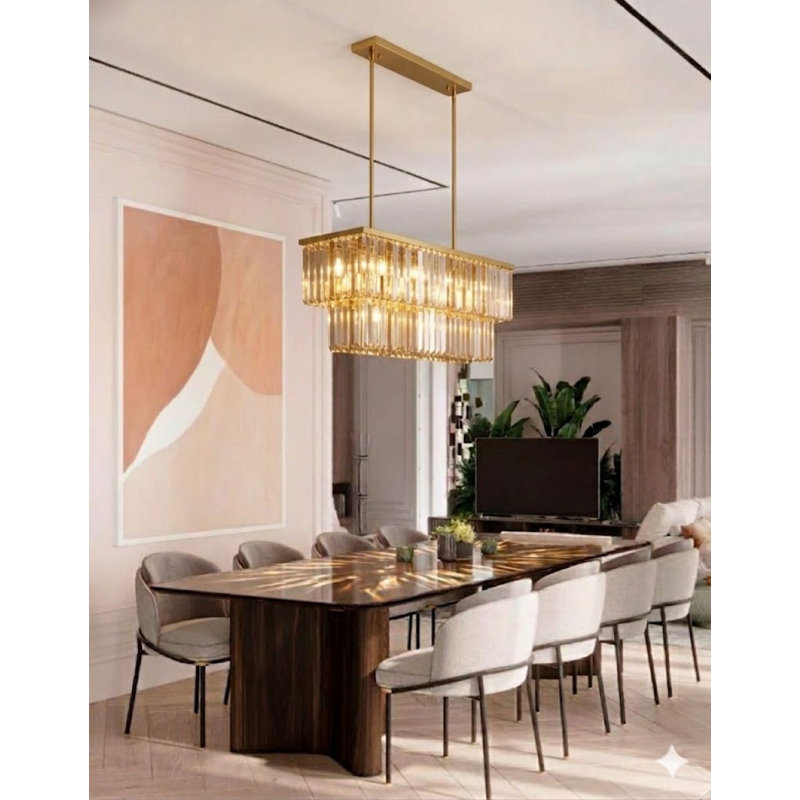 Lustre en cristal 14 lumières Modern