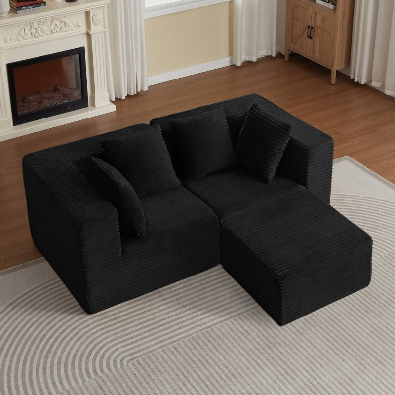 74.8 " Corduroy Loveseat