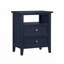 Table de chevet 2 tiroirs Weston Midnight Blue