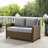 55'' Wide Metal Loveseat with Cushions-768011452-767976323