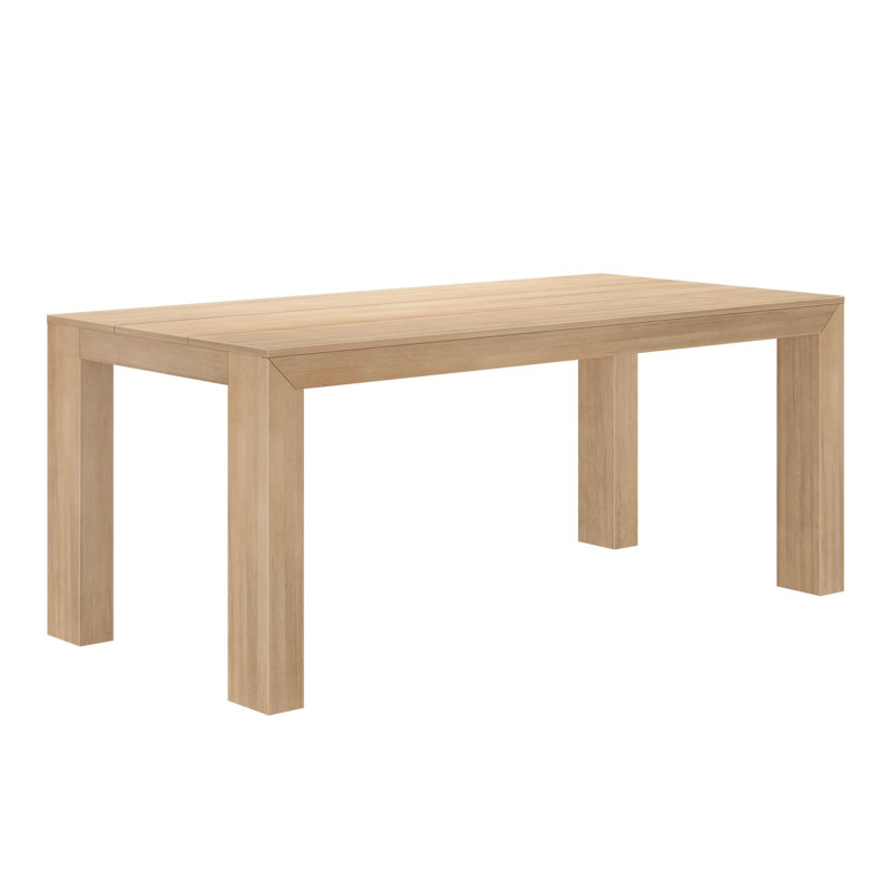Modern 72" Rectangular Dining Table, Blonde