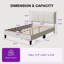 Ensemble lit plateforme rembourré et matelas, matelas en mousse mémoire et gel de 30 cm-189680625-189680627