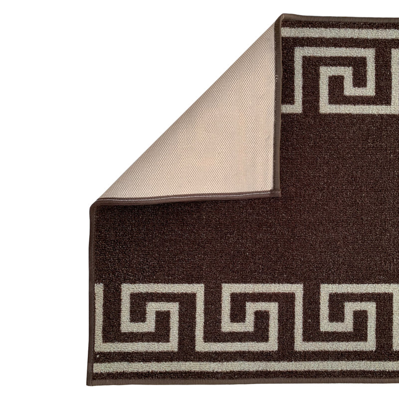 Shaddix Performance Geometric Indoor Rug, Runner 2'7" x 24'