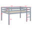 Lit mezzanine en bois avec échelle-1433508365