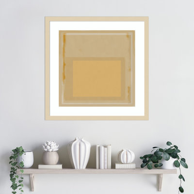 «Pastel Geometric 20» partexor, impression sur bois encadrée