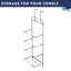 Sahara 4 Over-the-Door Towel Rack