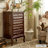 Walnut Solid Wood Accent Cabinet