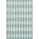 Premium Machine Washable Cerrito AMF578 Teal Rug