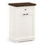 Armoire poubelle inclinable 10 gallons avec rangement à tiroirs pour le salon de cuisine