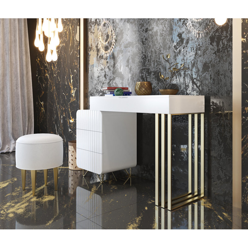 Angelysse Dressing Table with Mirror