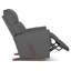 Fauteuil inclinable manuel berçant en cuir Rowan-108531541