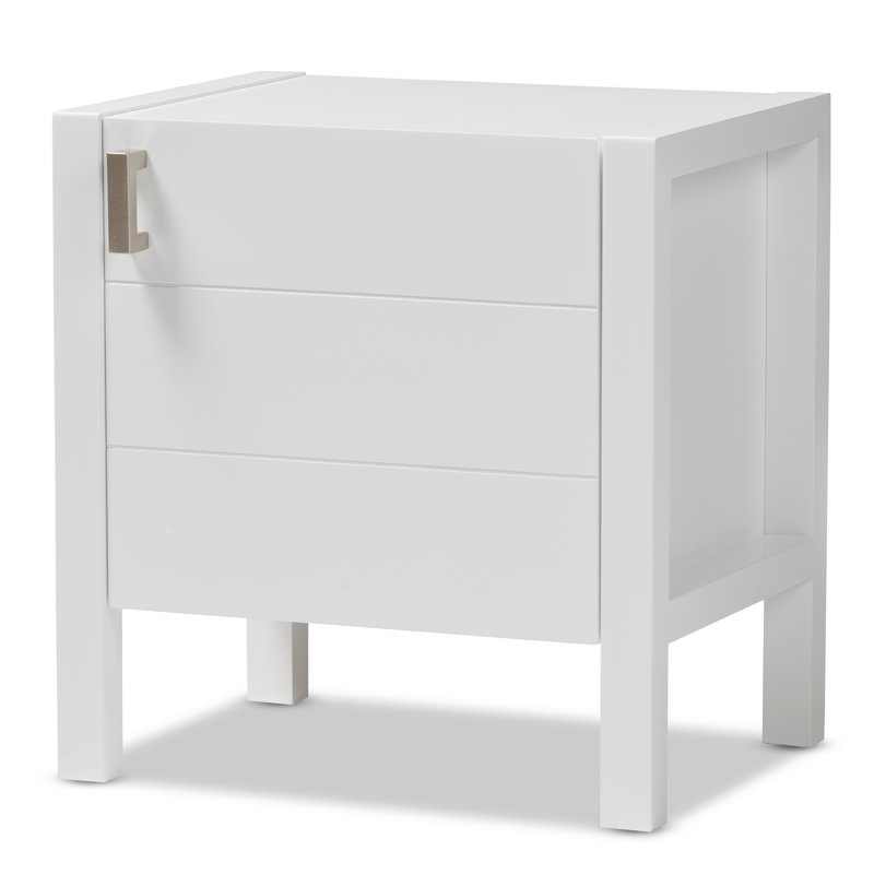 Matz 20.87'' W Nightstand, White