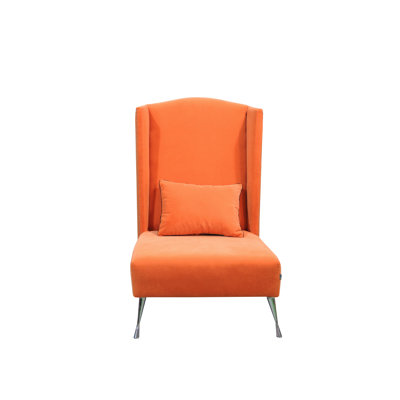 Artdeko Velvet Wingback Chair
