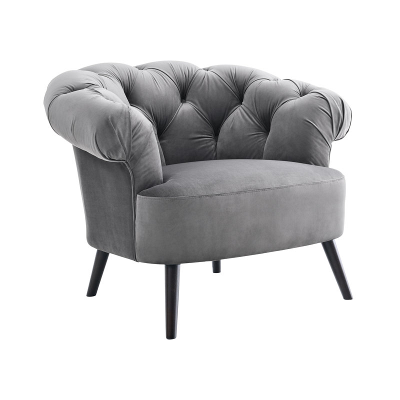 Upholstered Armchair, Feather Grey
