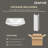 Rectangular Pedestal Bathroom Sink With Overflow