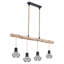 Cuthbertson 4 - Light Black/Brown Kitchen Island Pendant