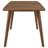 Natural Walnut Rectangular Dining Table