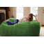Fauteuil à billes - Fauteuil à billes rond rembourré en mousse à mémoire de forme avec housse amovible et lavable à la machine - Fauteuil à billes avec housse en microfibre douce - Plusieurs tailles et plusieurs tissus lavables à la machine-2081435457-2081435464