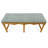 Cotswold Spindle Upholstered Bench with Solid Acacia Wood Frame