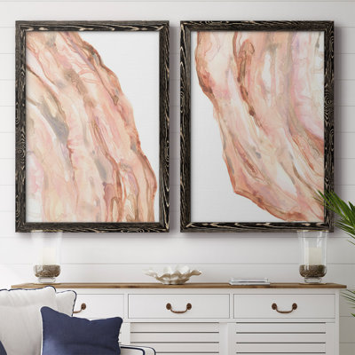 Toile encadrée rose Quartz I-Premium - prête à être accrochée
