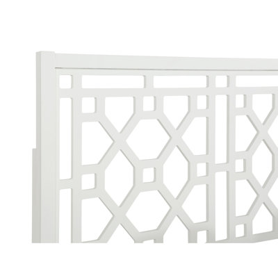 Tabor Chippendale White Headboard - King