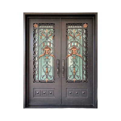 Antique Vase Iron Door