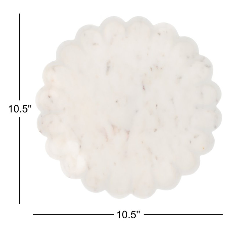 Grantham Stoneware Tray, 2" H x 10.5" W x 10.5" D