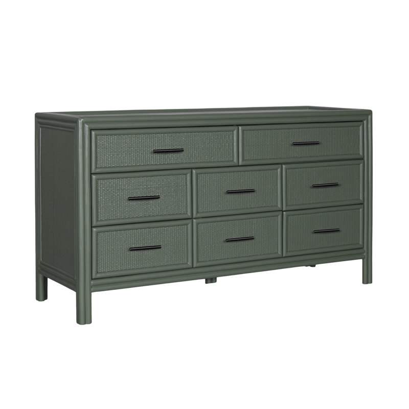 Aruba 8 - Drawer Dresser, Evergreen
