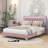Harsukh Queen Upholstered Bed with LED Lights-997063909