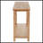 Castleton Distressed Brown Wood Entryway Sofa Console Table With Rustic Charm And Versatile Storage, Perfect For Narrow Spaces.