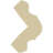 1 1/2"H x 1 1/2"P x 2 1/8"F x 94 1/2"L Bradford Smooth Corner Moulding