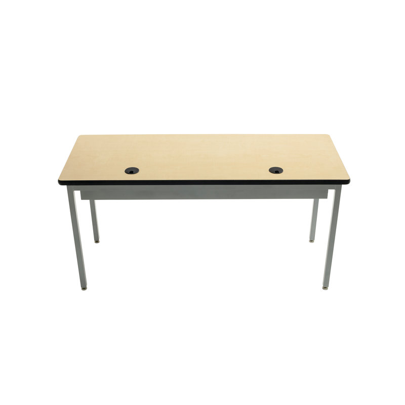 Rectangle Training Table with Cable Management, 29" H x 36" W x 24" D