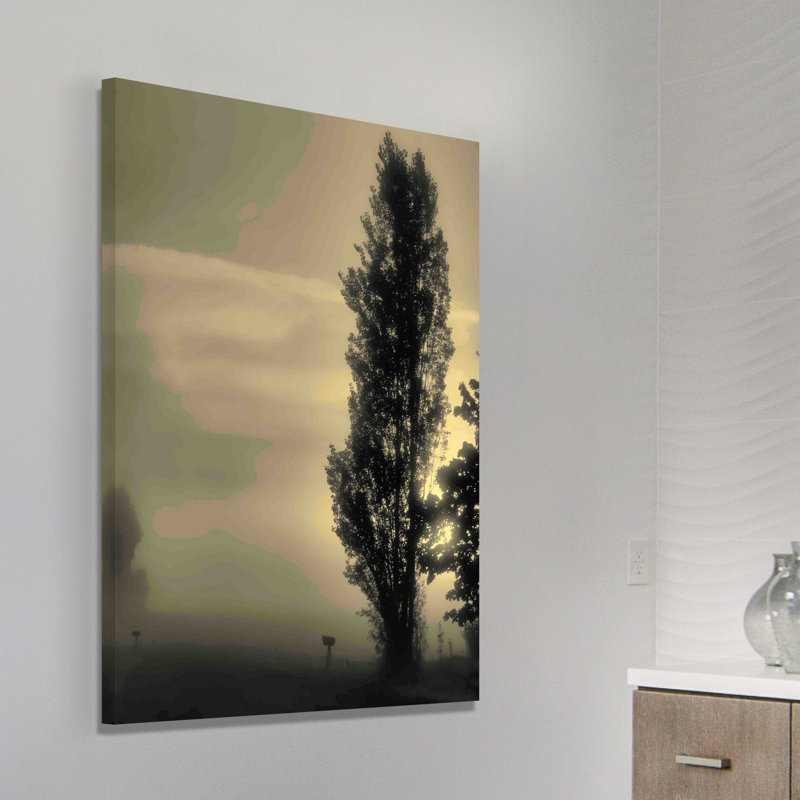 Daybreak on a Country Road 1 Piece Wrapped Canvas Wall Art, 152cm H x 101cm W