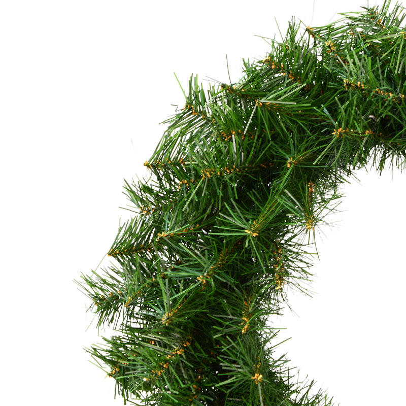 Artificial Canadian Pine Wreath Unlit, 60" H x 60" W x 5" D