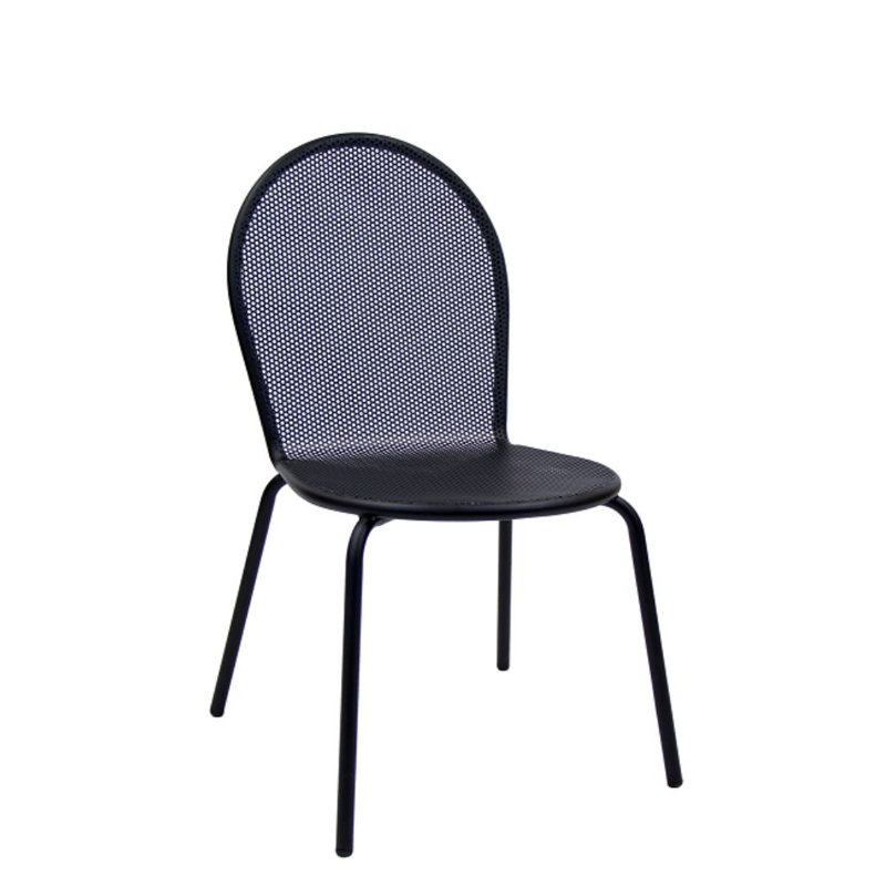 Chaise d'appoint empilable pour patio