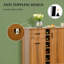 Étagère de rangement Buffet Organisateur de rangement Armoire à vin
