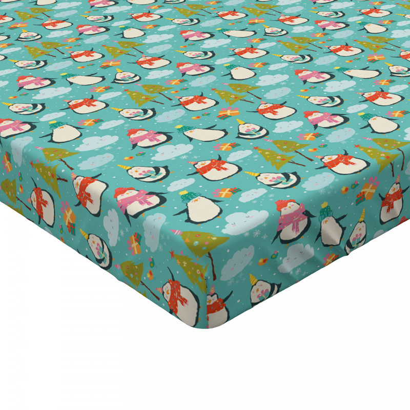 Microfiber Patterned Fitted Sheet, Full Fitted Sheet