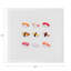 Serviettes de table en satin de coton sushi Town