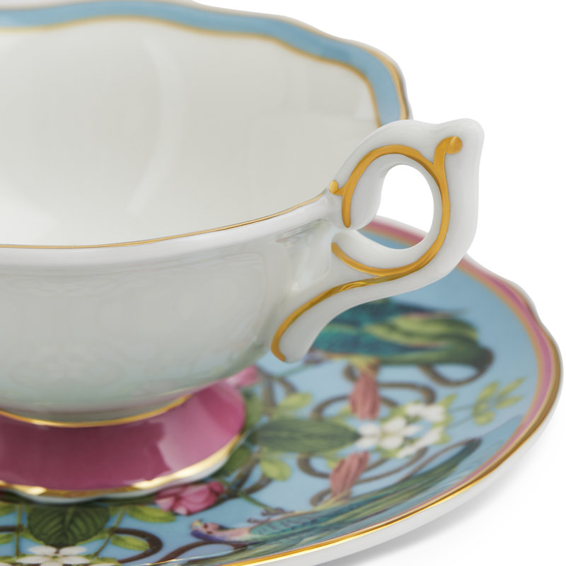 Wonderlust Menagerie 5.9floz Teacup & Saucer