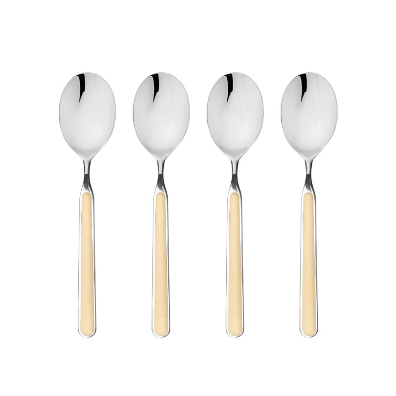 4 Pcs American Spoons Fant. Turtle-Dove, Vanilla