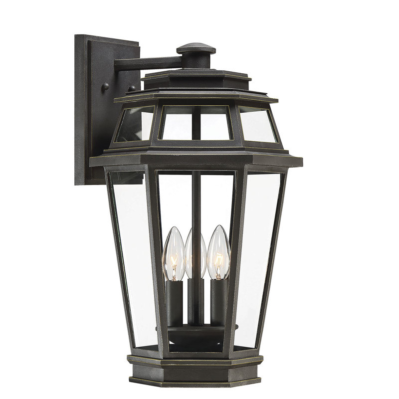 Lanterne murale d’extérieur 3 lumières epmm Ginyard