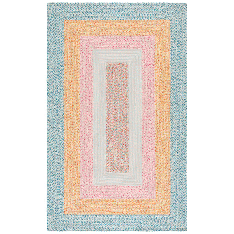 Korin Woven Performance Machine Washable Performance Chevron Indoor/Outdoor Area Rug, Rectangle 5' x 8'