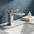Topcraft Modern Single Hole Single Handle Brushed Nickel Bathroom Sink Faucet Lavatory Vanity Faucet-88686150
