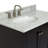 Flynt 37'' Single Bathroom Vanity with Carrara Marble Top-64627230