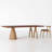 Simple solid wood dining table