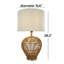 Lampe de table en rotin tissé à la main Easthampton