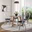 Chaise d'appoint empilable en métal H 33,5 po Linzy-29996407