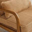 Fauteuil d'appoint rembourré en bois massif Lemley Mid Century-799492548