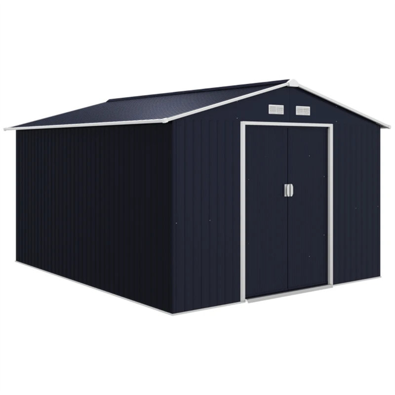 Spacious Metal Tool Shed