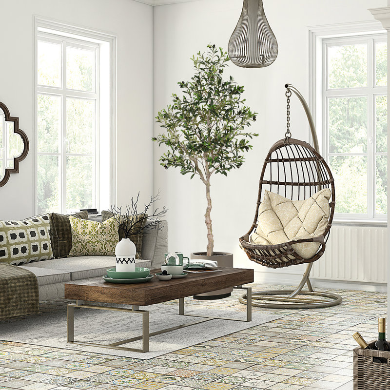 Arbre artificiel en pot Aarav, H 78 po x l 33,5 po x P 33,5 po